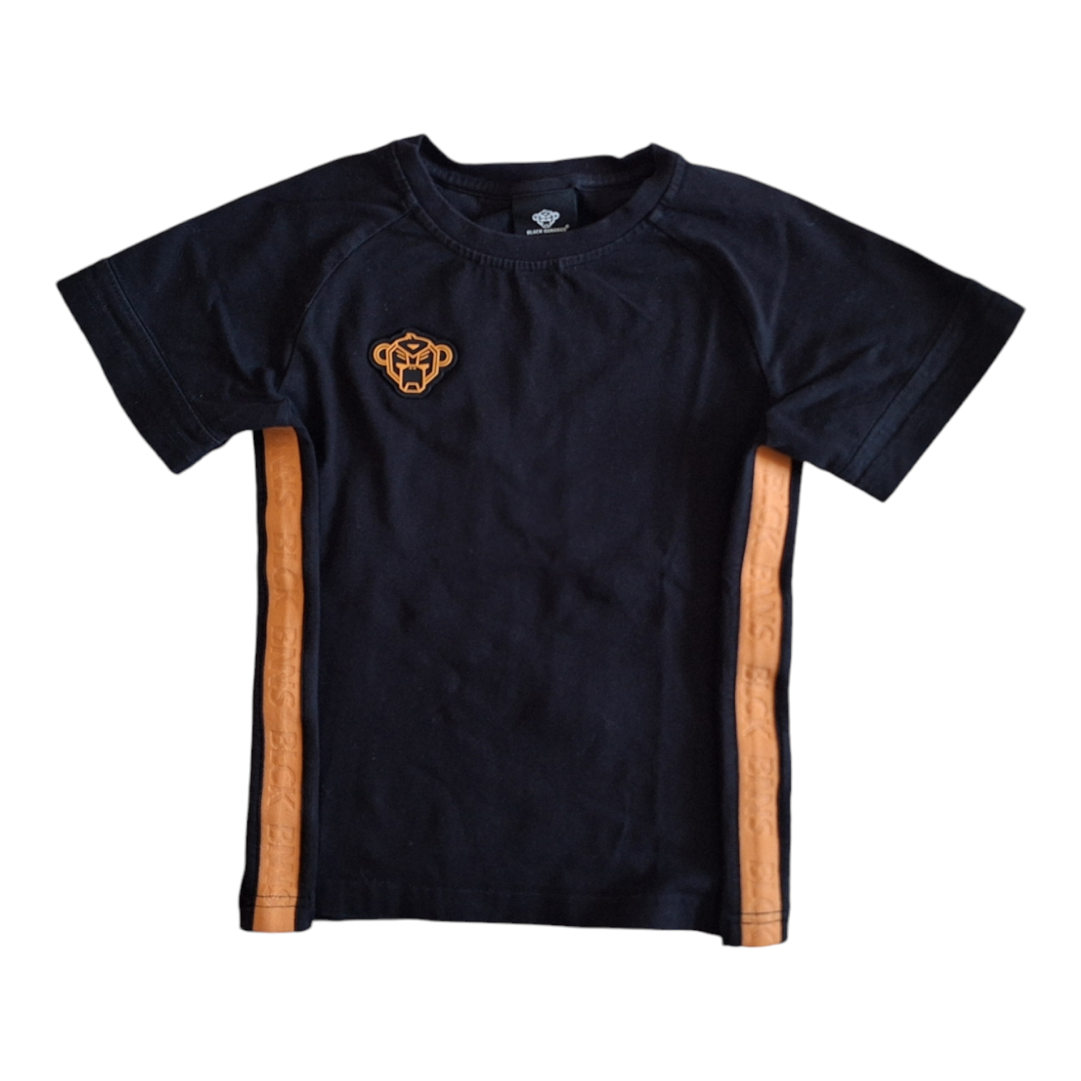 T-shirt met zijstreep aap - 116CM