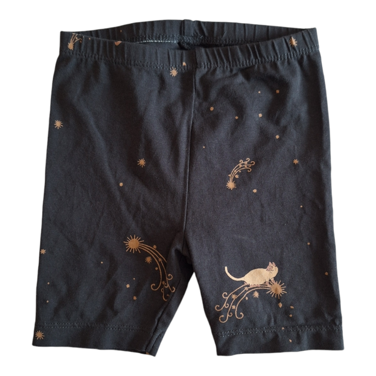 Shorts met sterren en kat - 6/9M