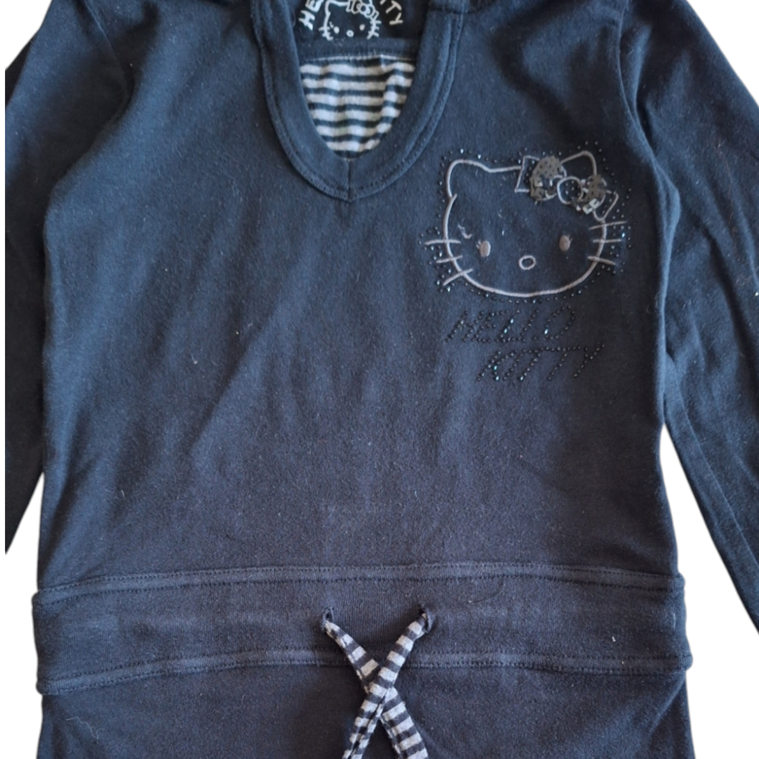Hello Kitty jurk met pailletten - 3/4Y