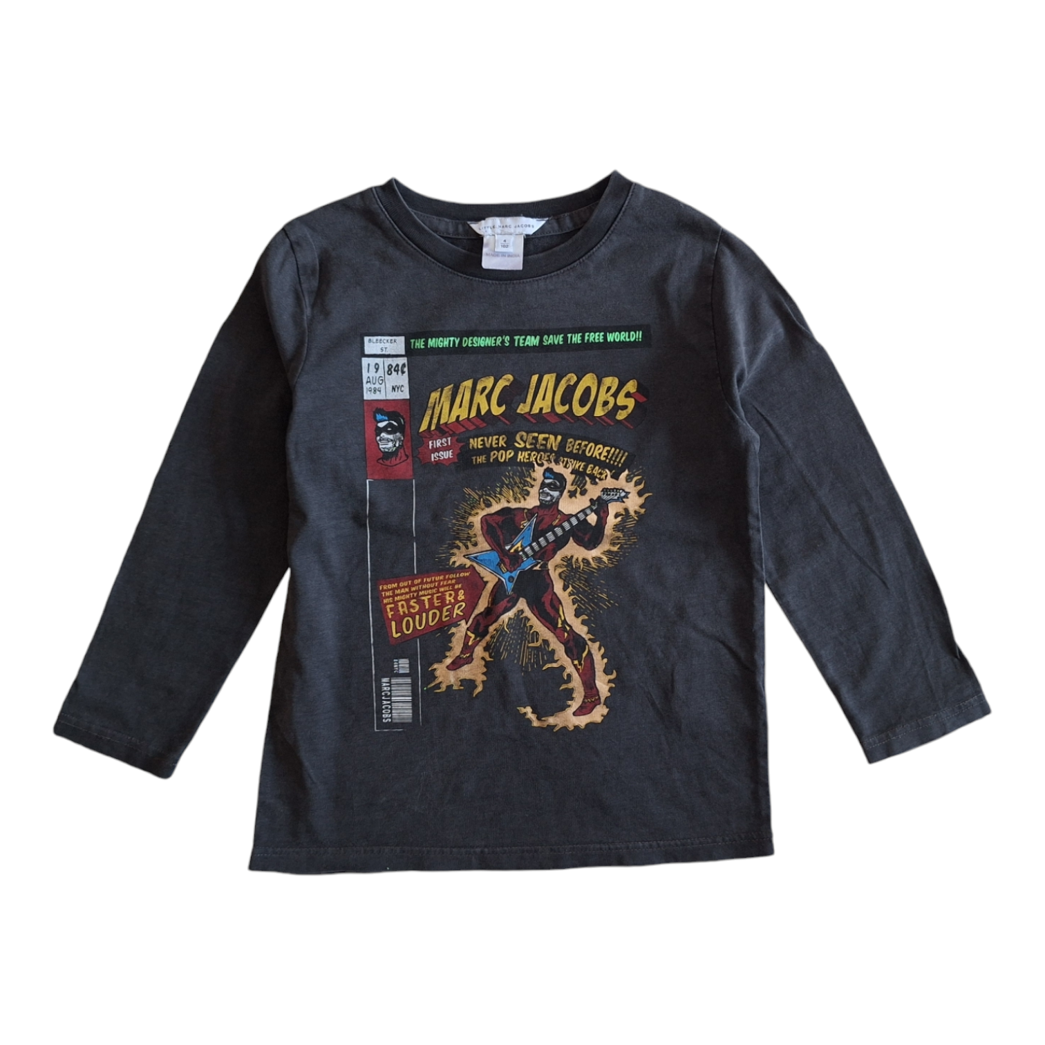 Pop Heroes shirt met lange mouwen - 4Y