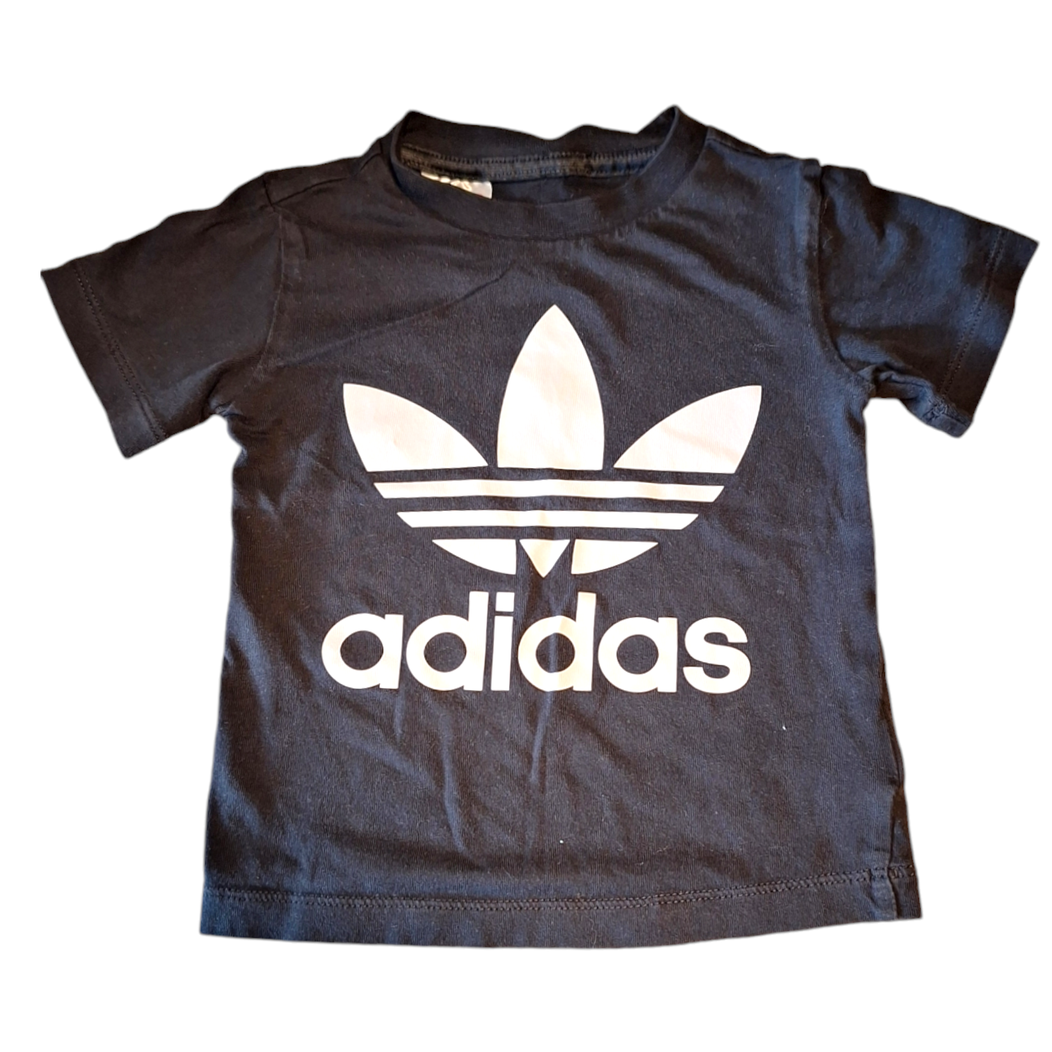 Adidas logo zwart T-shirt - 92CM