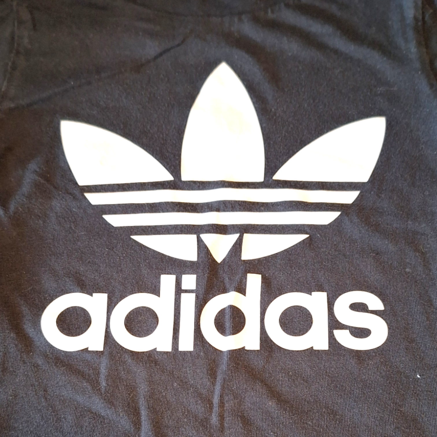 Adidas logo zwart T-shirt - 92CM
