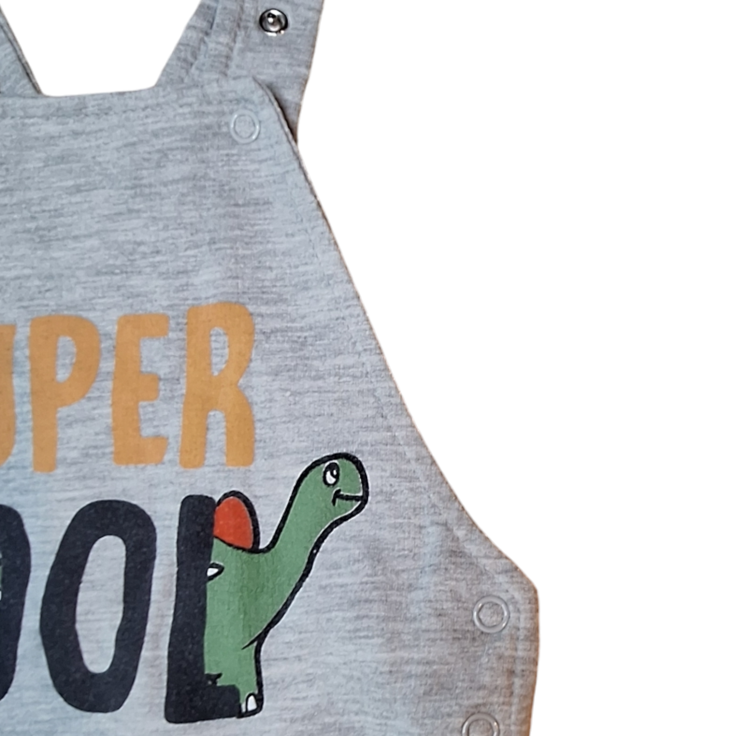 Sweat fabric overalls SUPER COOL DINO- 9/12M