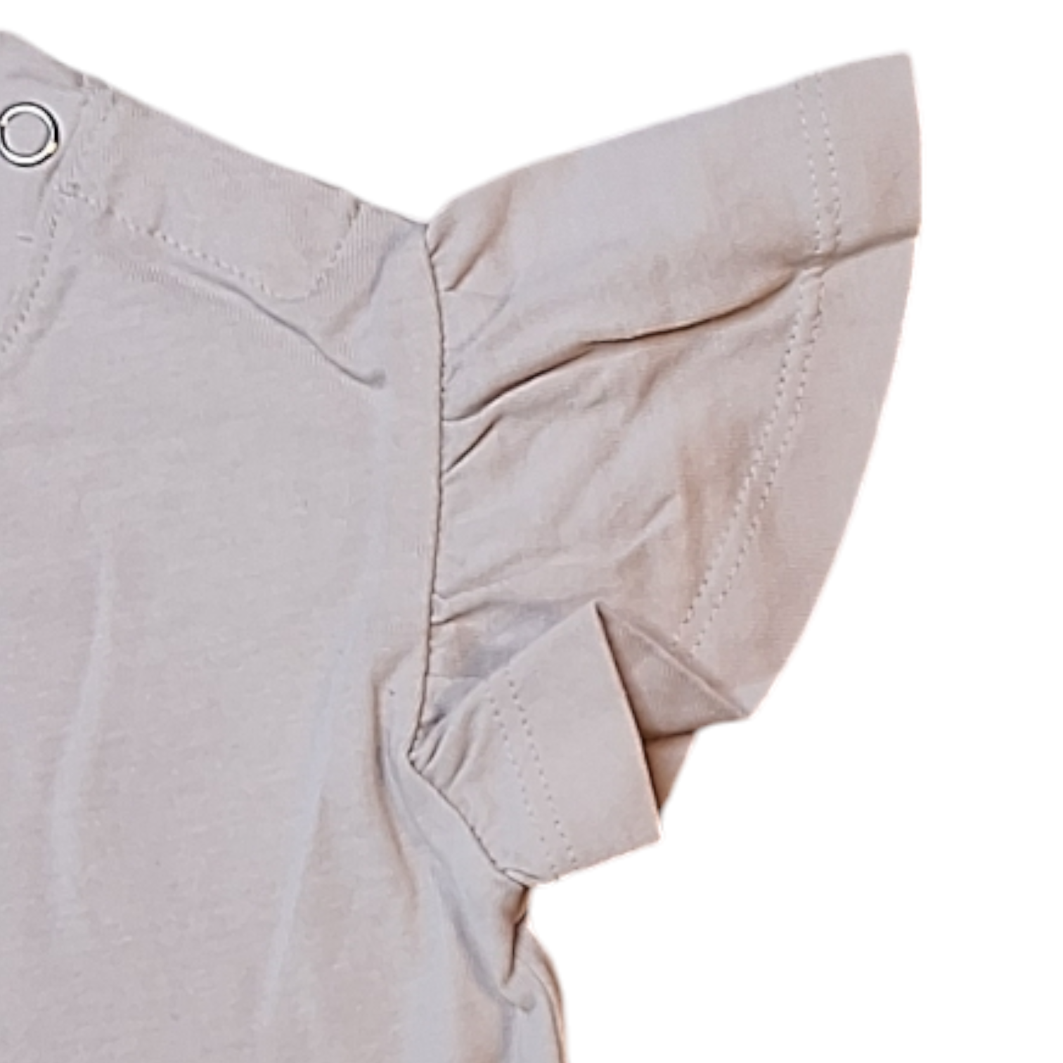 T-shirt met ruches aan de mouwen - 50/56CM