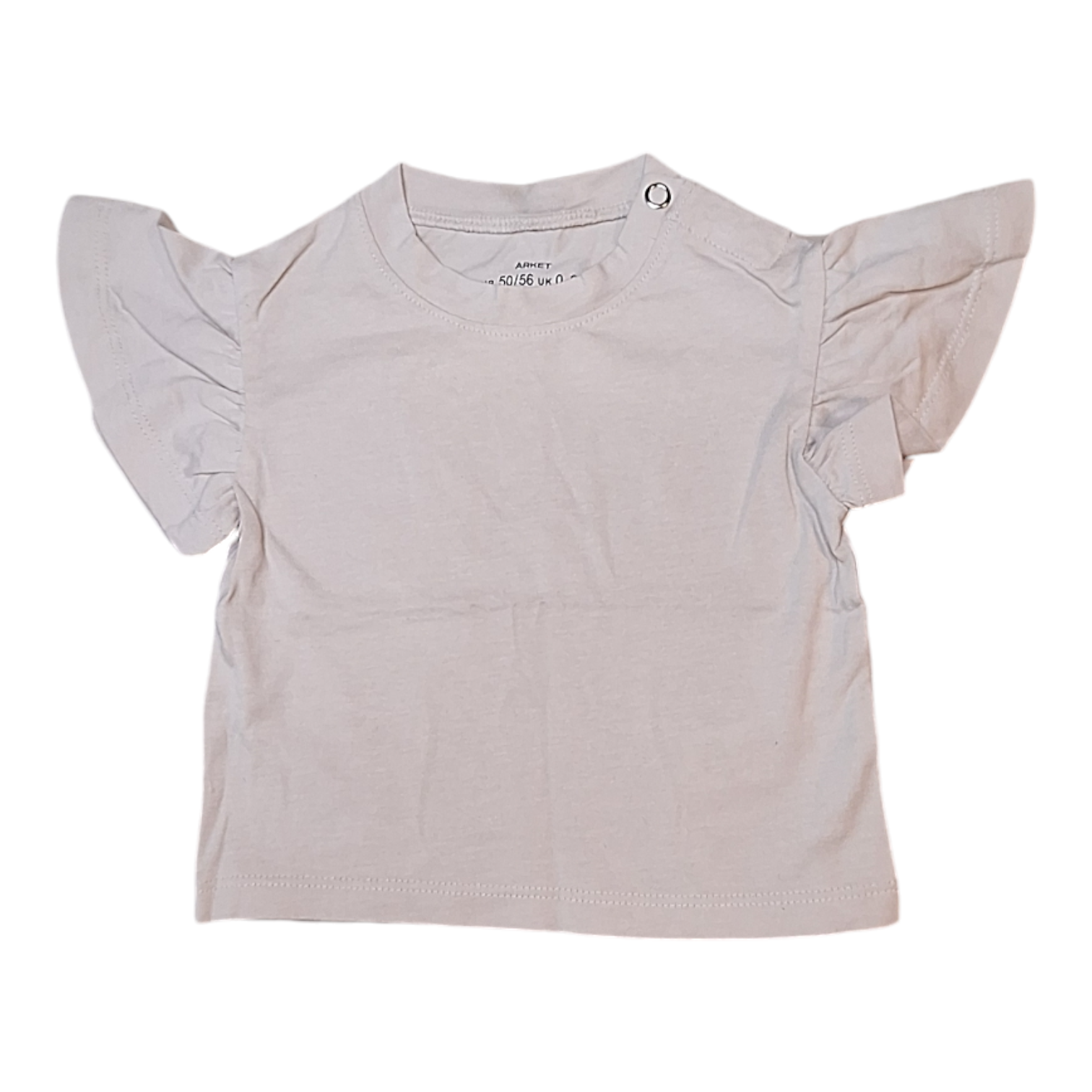 T-shirt met ruches aan de mouwen - 50/56CM
