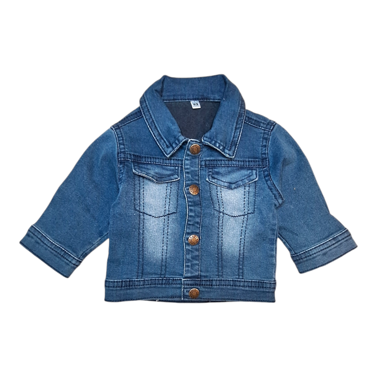 Denim jacket clip buttons - 62CM