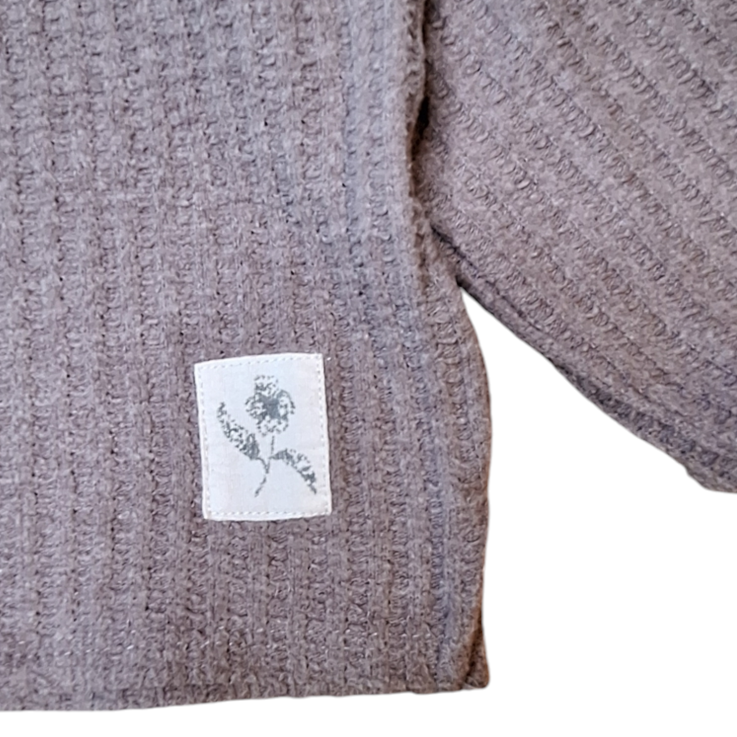 Textuurset lange mouw shirt & broek - 92CM