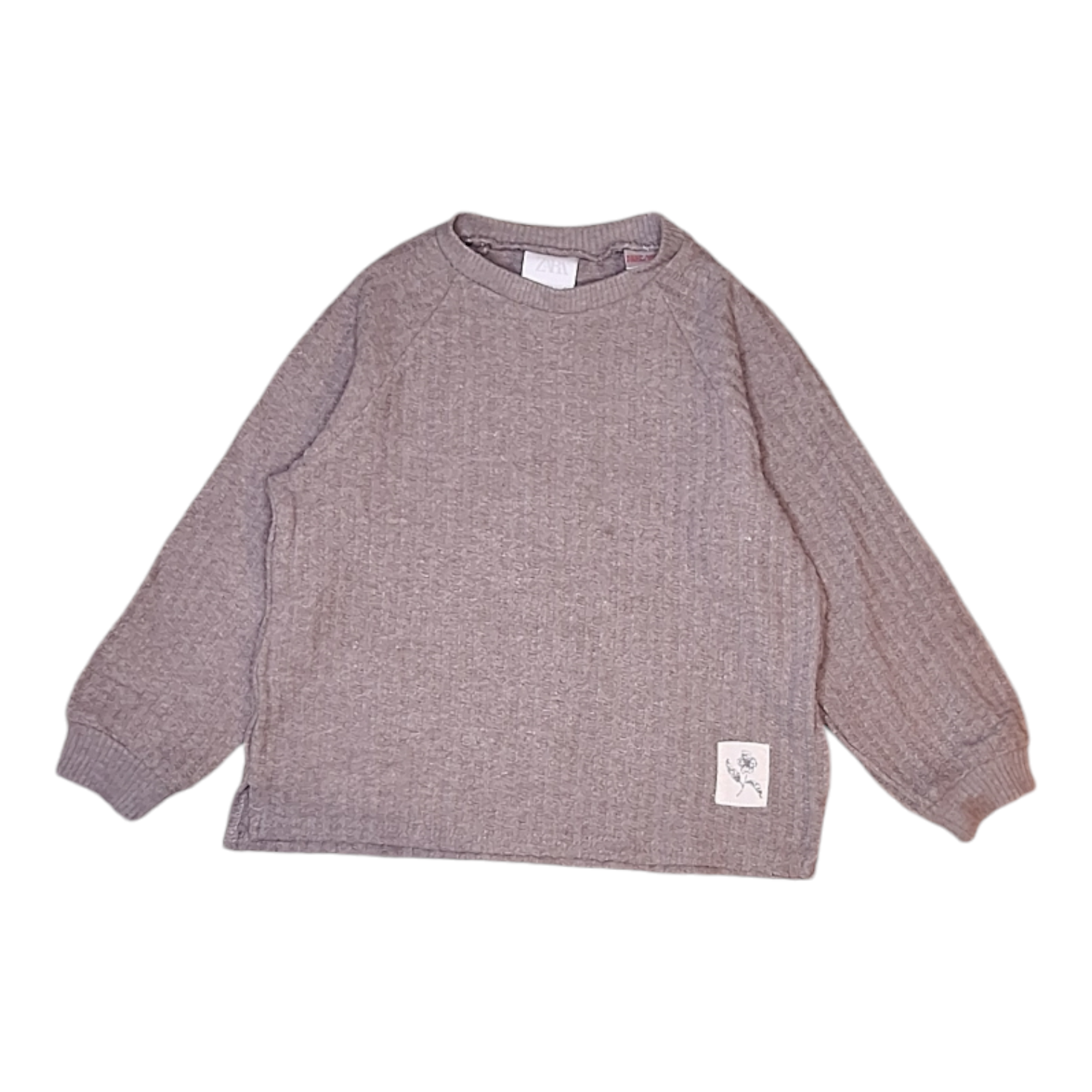 Textuurset lange mouw shirt & broek - 92CM
