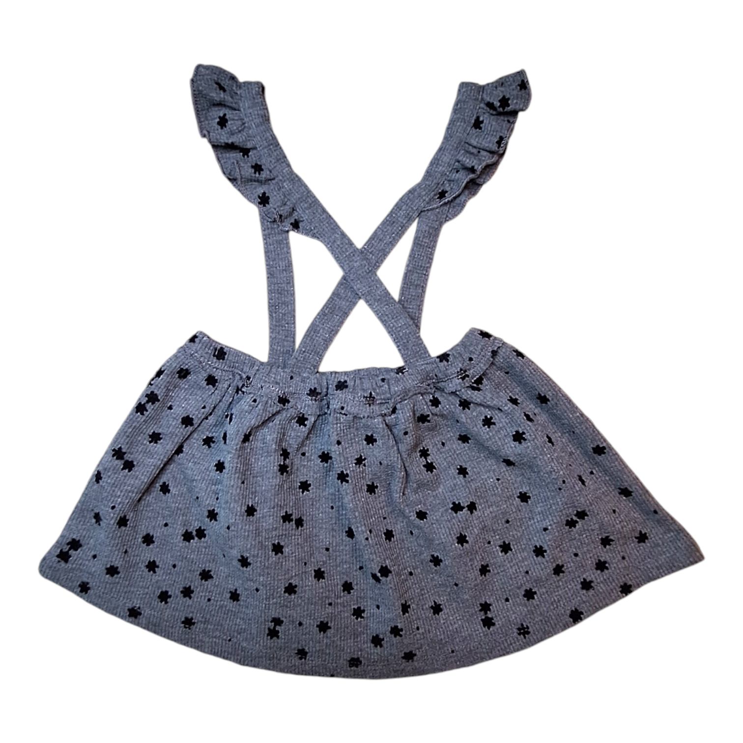 Skirt with braces and frills - 12/18M
