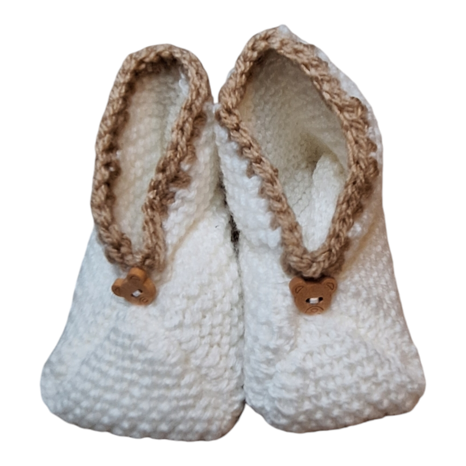 Knitted cardigan & socks with bear - 1/2M
