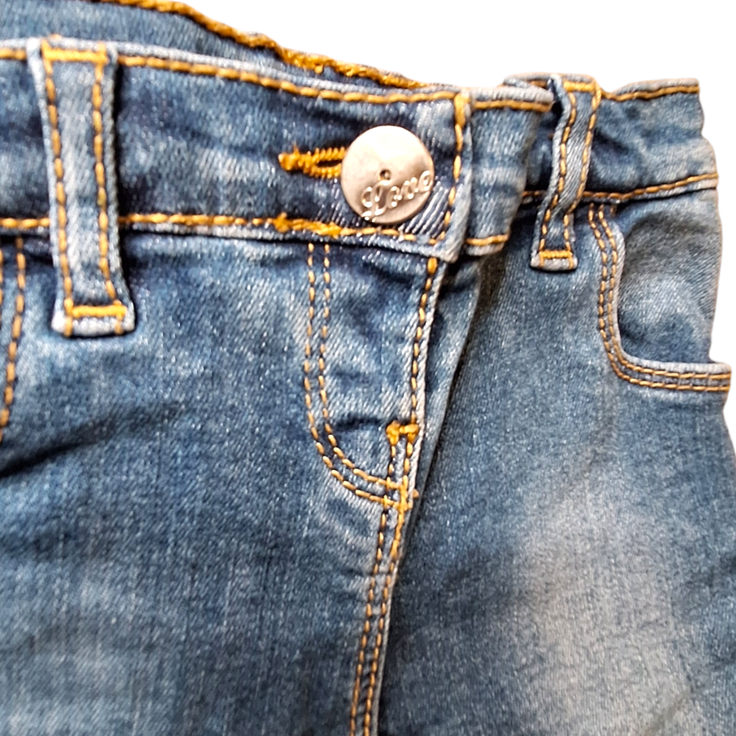 5 pockets jeans Love button - 62CM