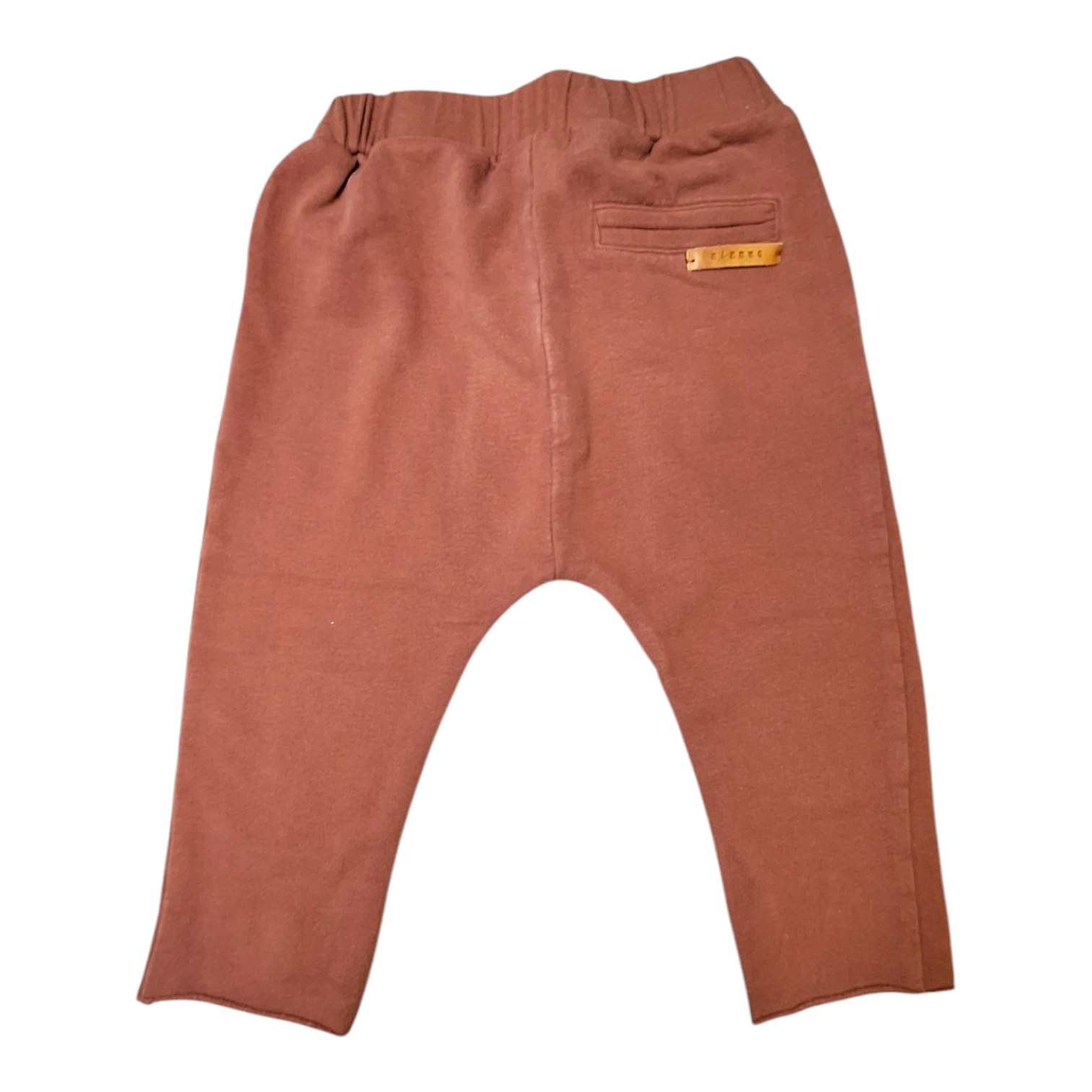 Biologische broek raw cut - 74CM