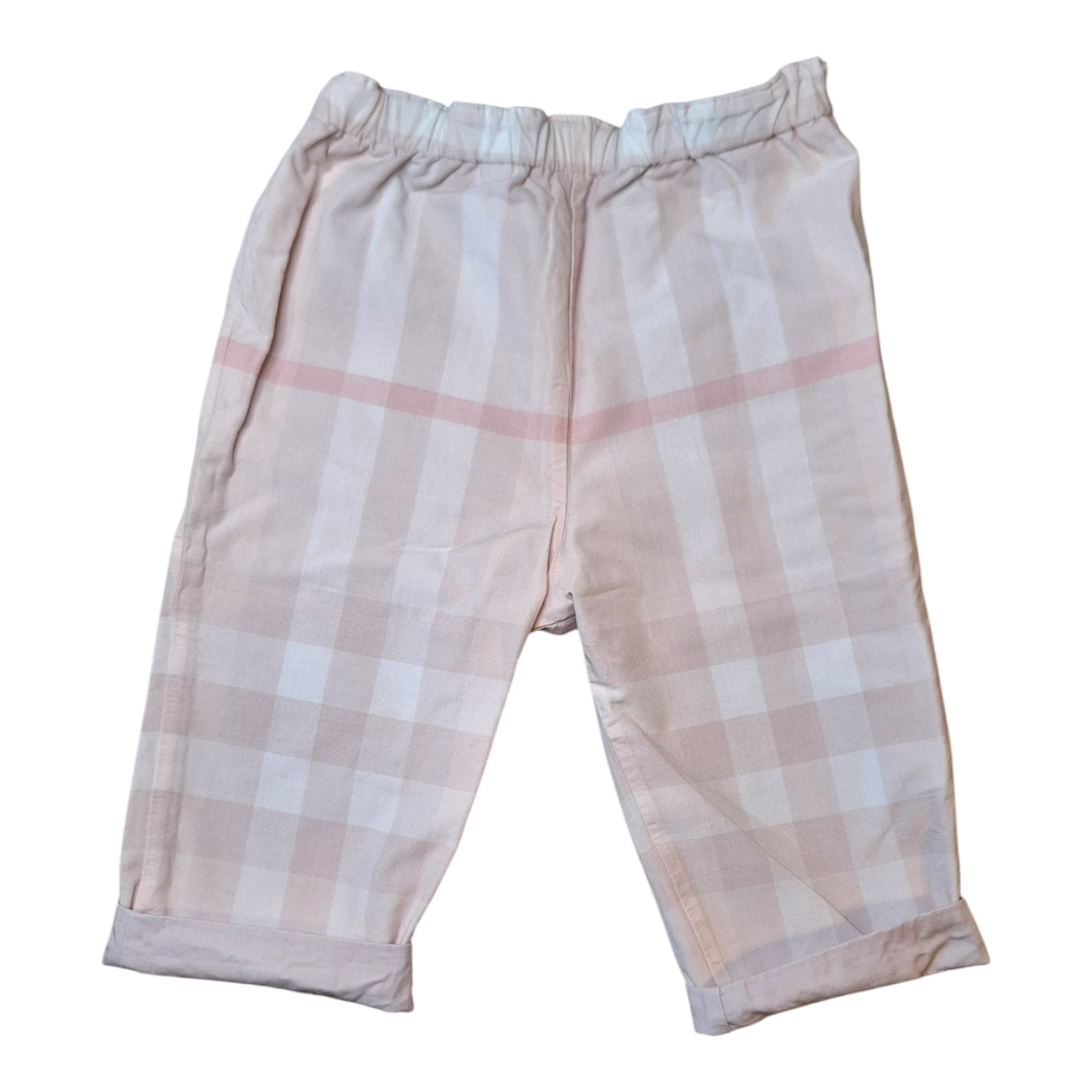 Pants double face pink check - 6M
