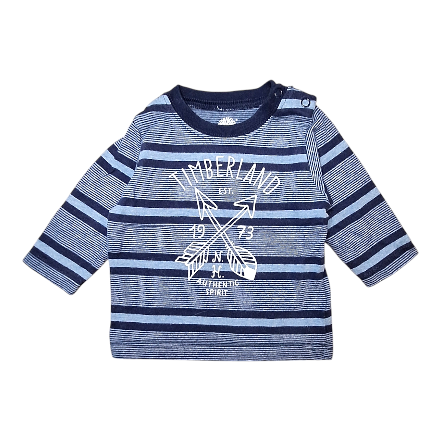 Long sleeves striped shirt blue - 60CM
