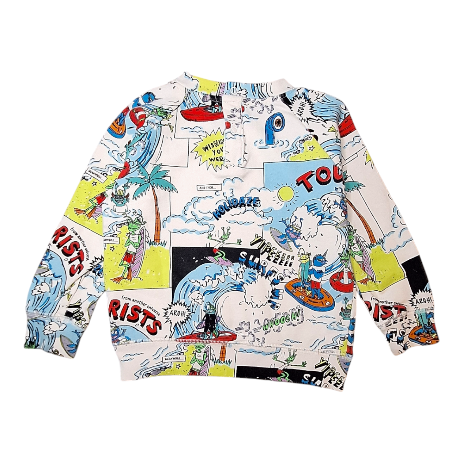 Sweater with aliens comix - 24M