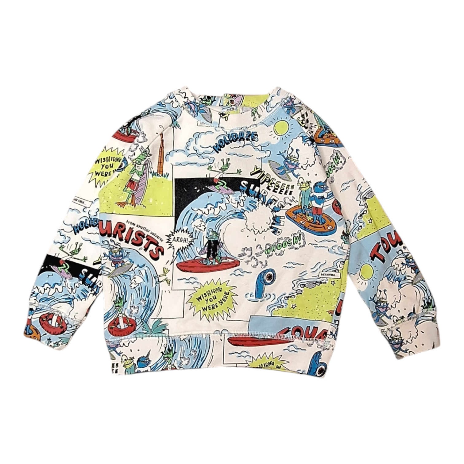 Sweater with aliens comix - 24M