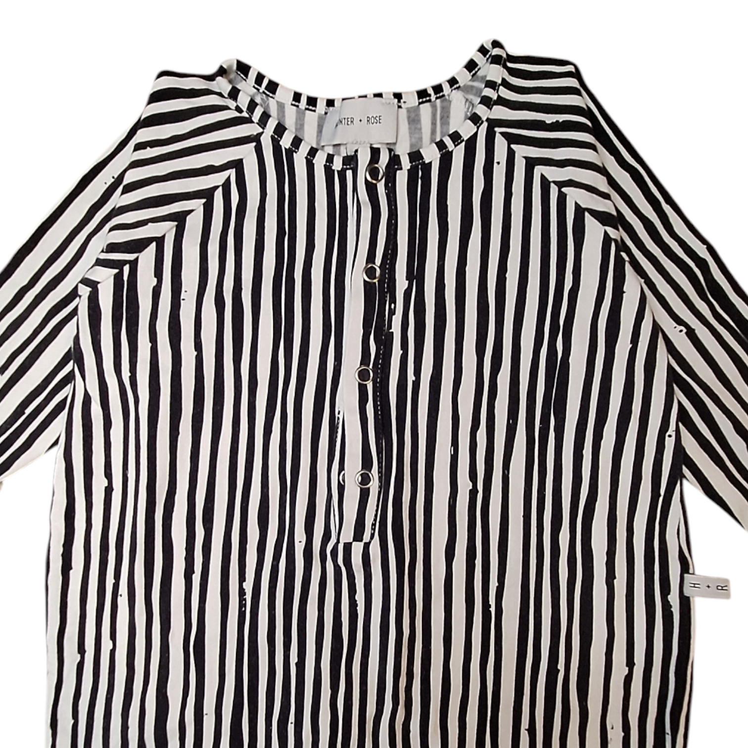 Verticaal gestreept onesie -18/24M