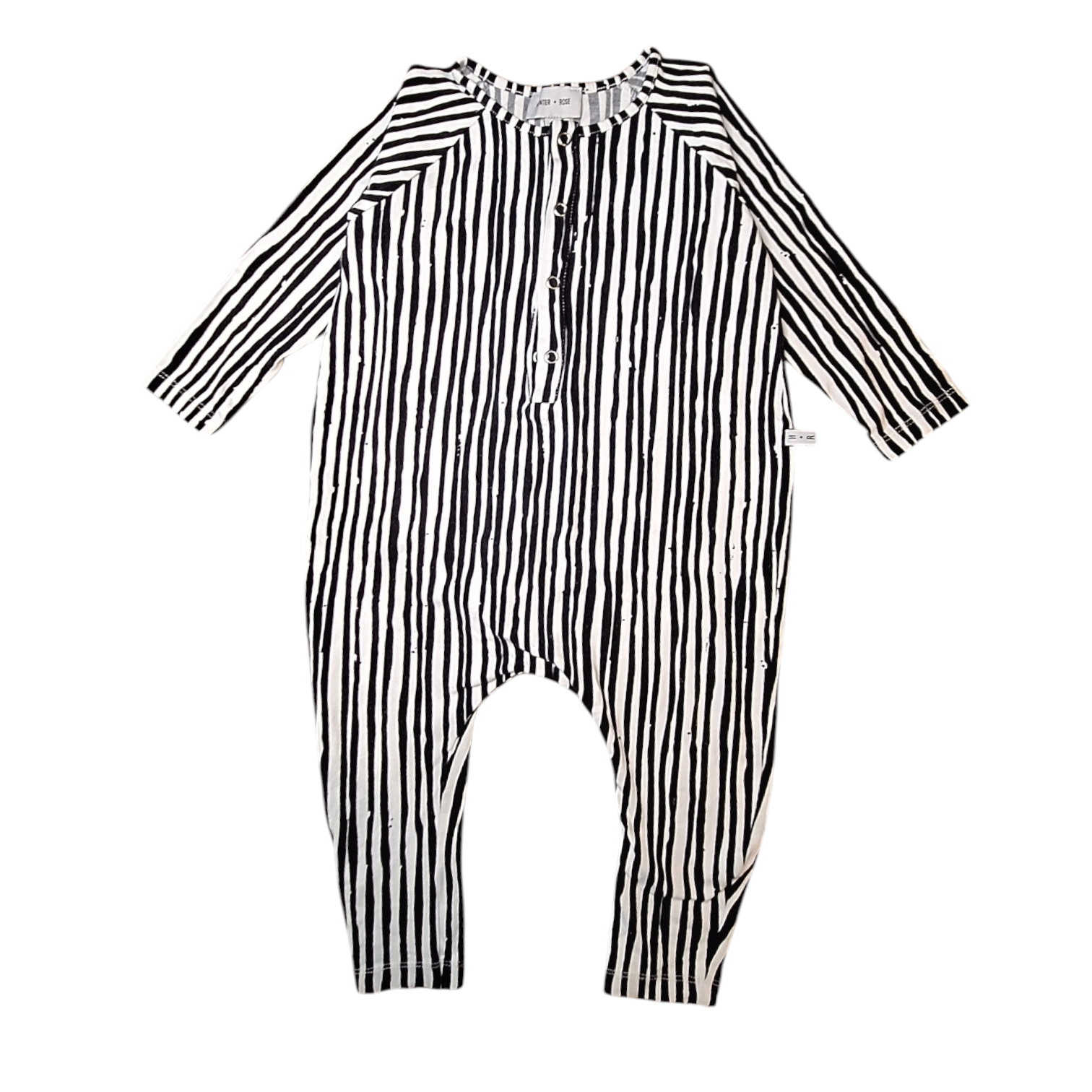 Verticaal gestreept onesie -18/24M