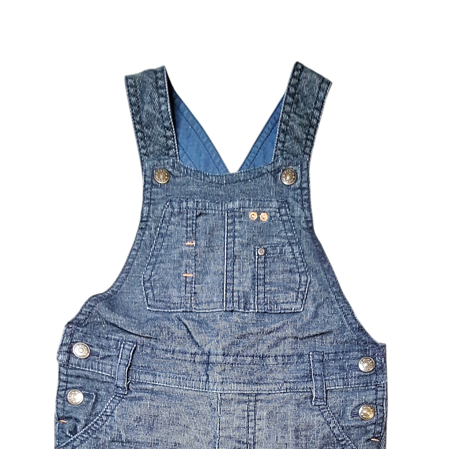 Overall van corduroy met kleine ribbels - 80CM