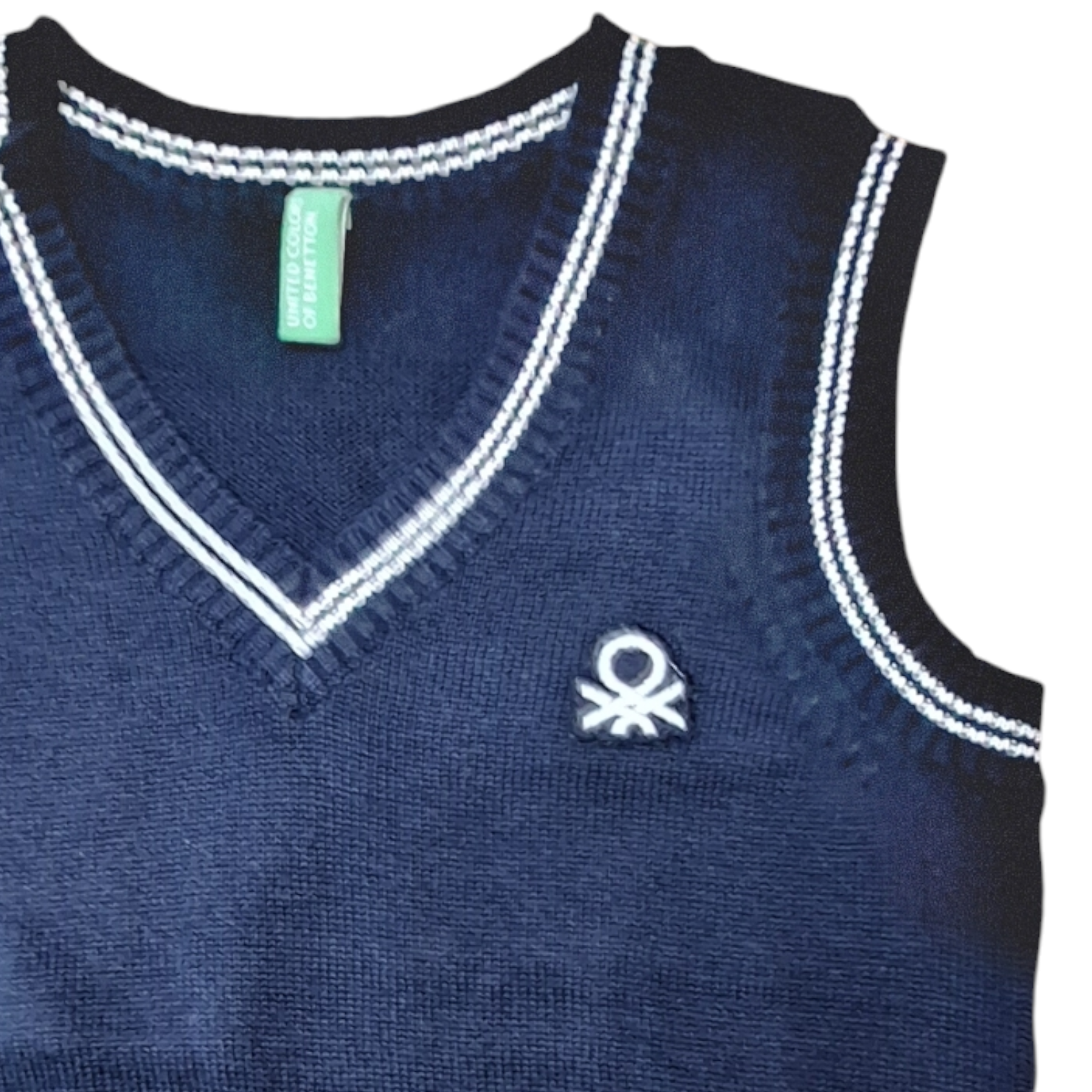 Gebreid vest V-hals - 74CM