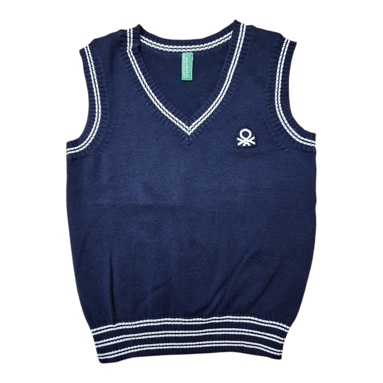 Gebreid vest V-hals - 74CM