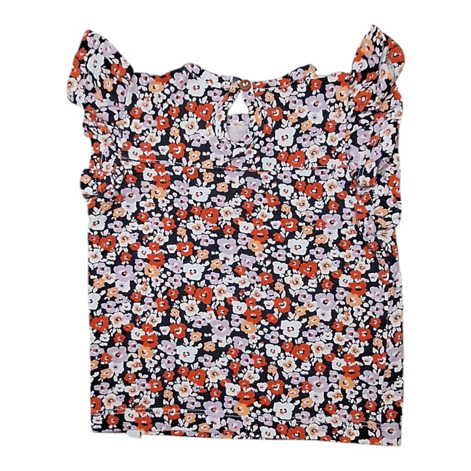 Set shirt & broek bloemen - 68CM