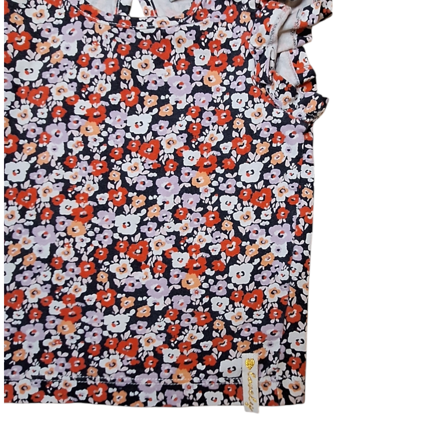 Set shirt & broek bloemen - 68CM