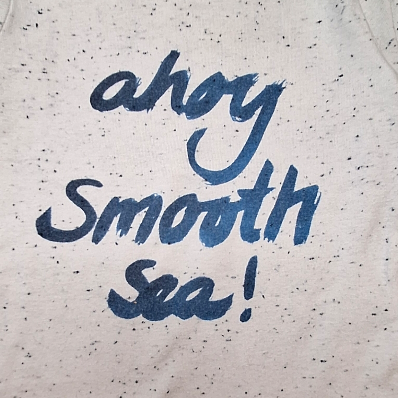 Shirt met lange mouwen Ahoy Smooth Sea - 62CM