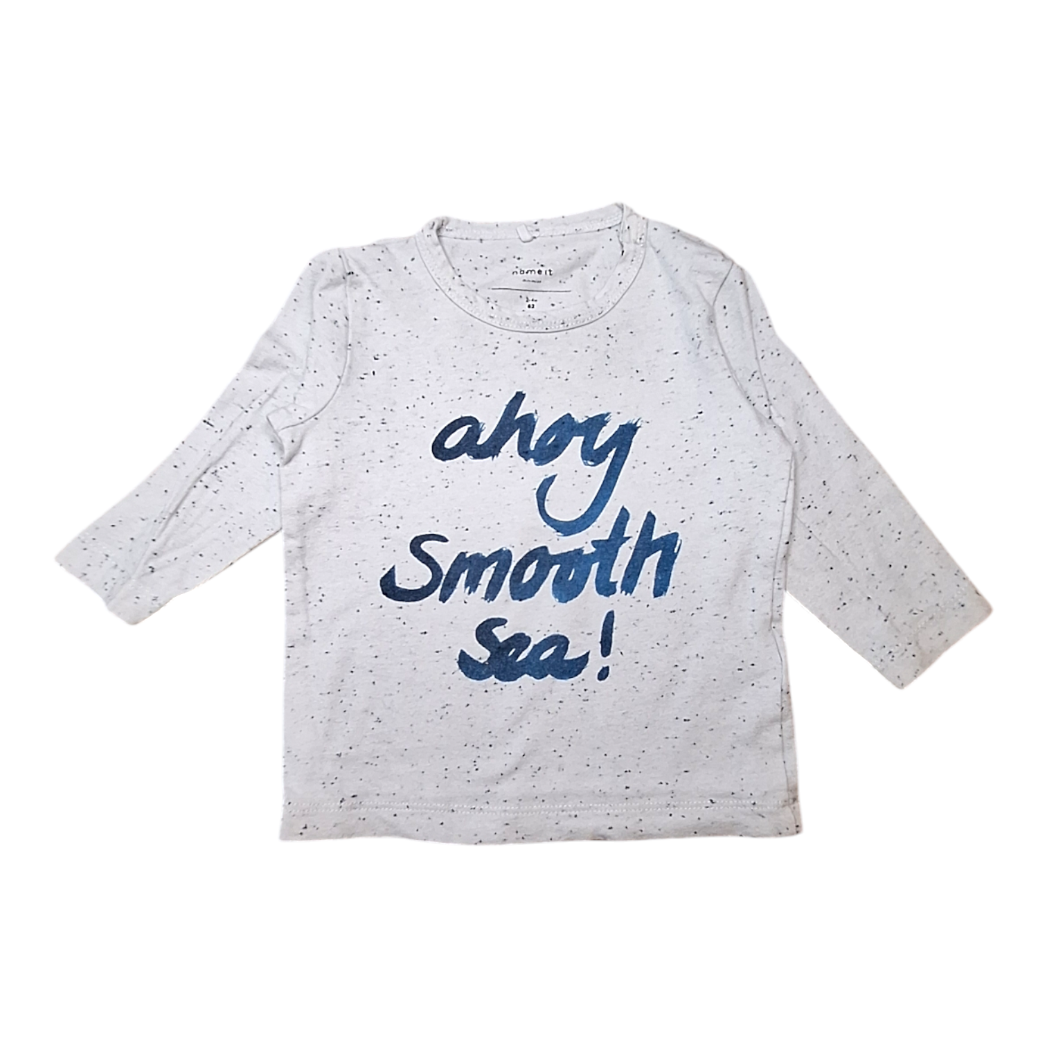 Shirt met lange mouwen Ahoy Smooth Sea - 62CM