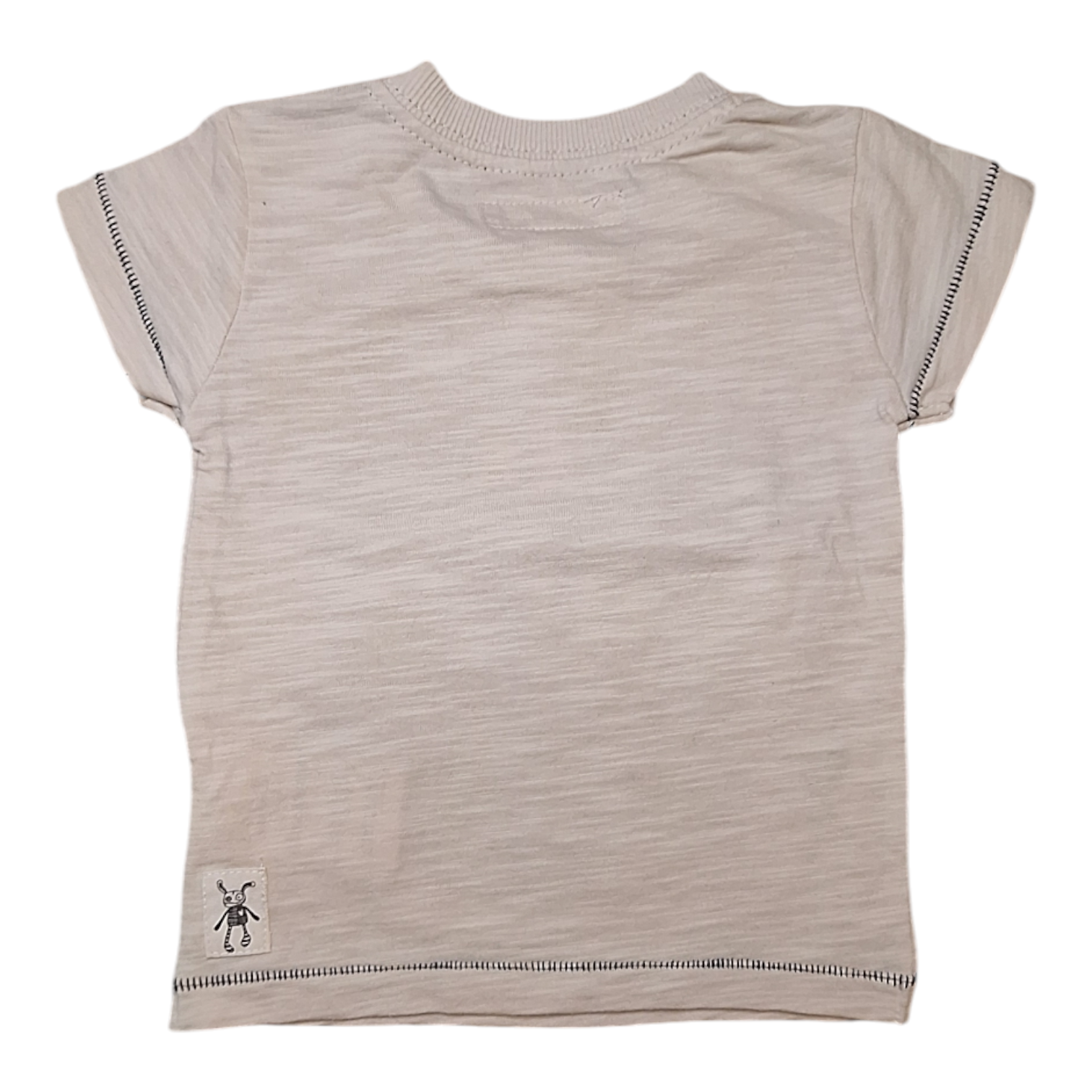 T-shirt blauw logo -68CM