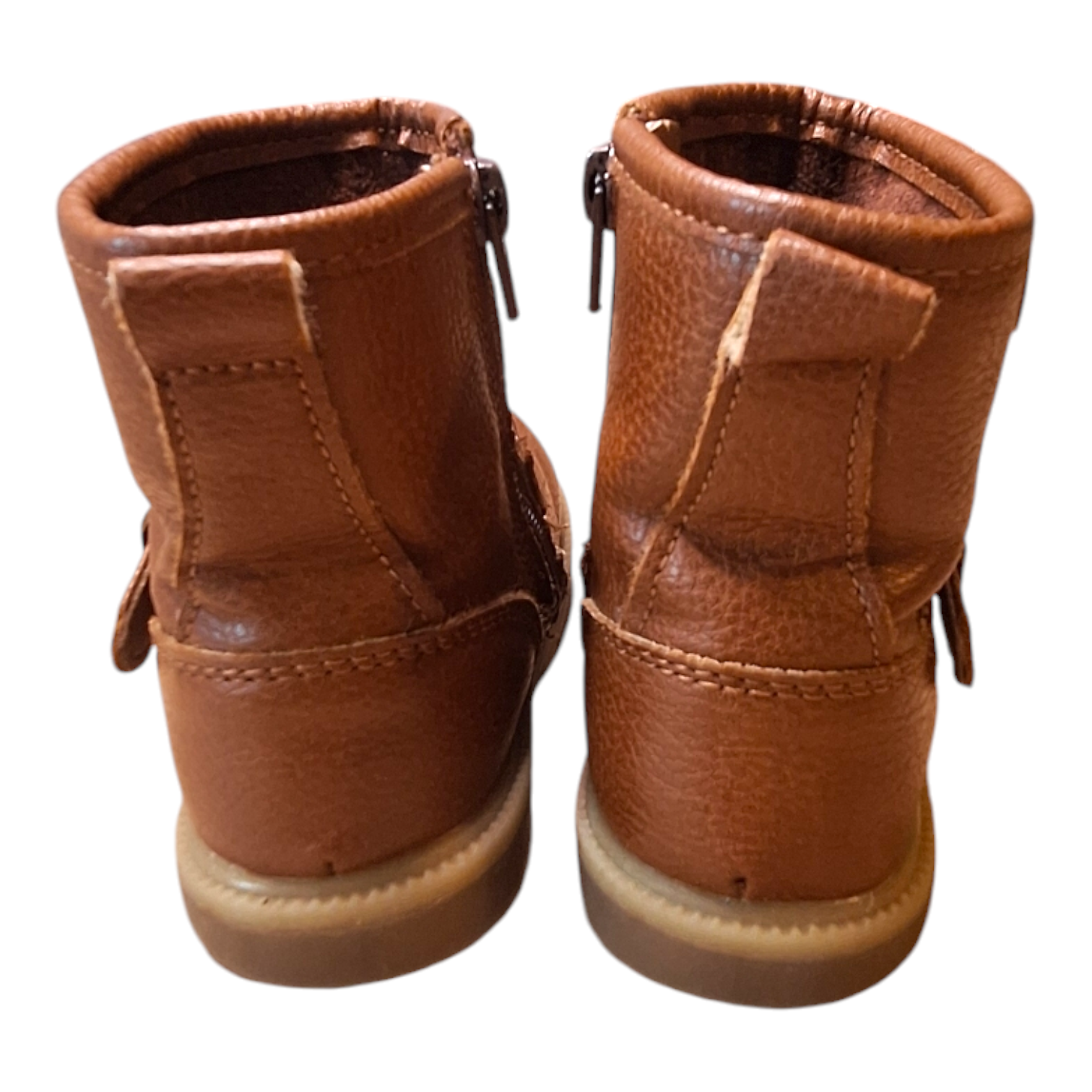 Brown boots with buckle - 22