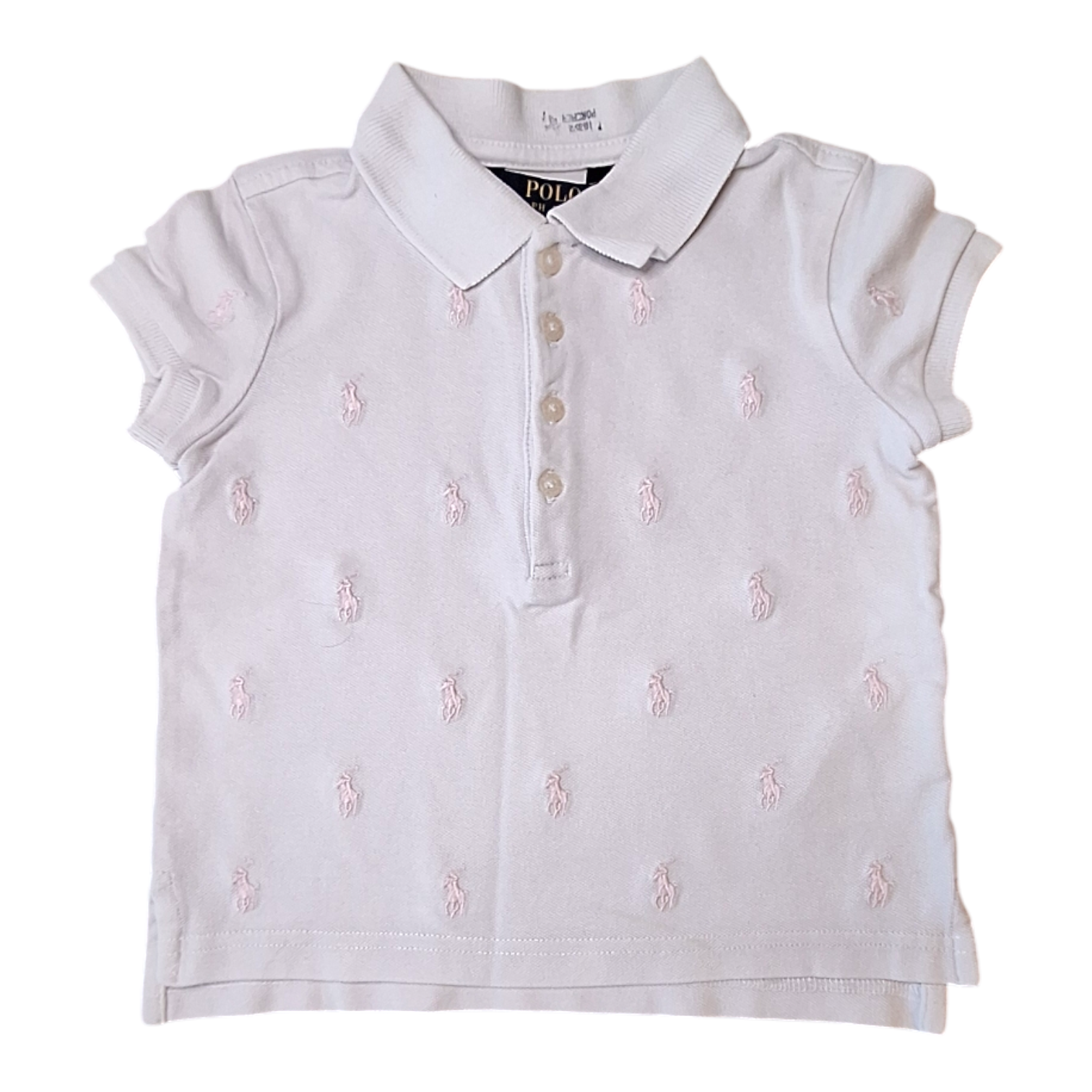 Polo alle roze logo&