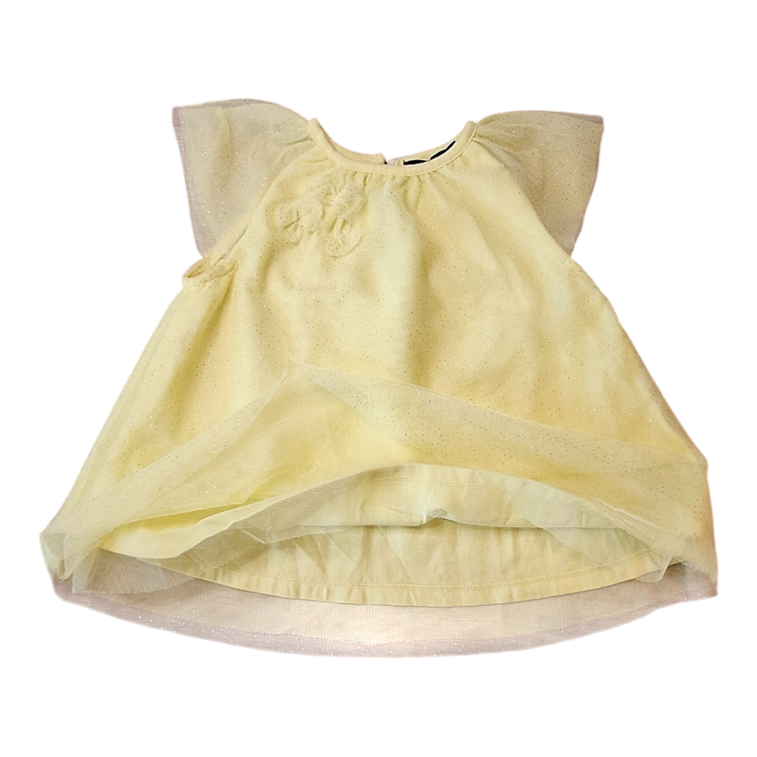 Jurk in tule met glitters - 68CM