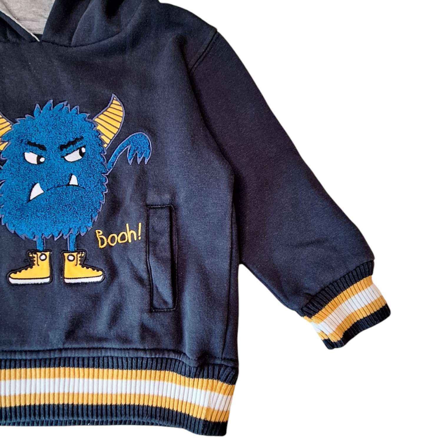 Hoodie sweater with monster - 92/98CM