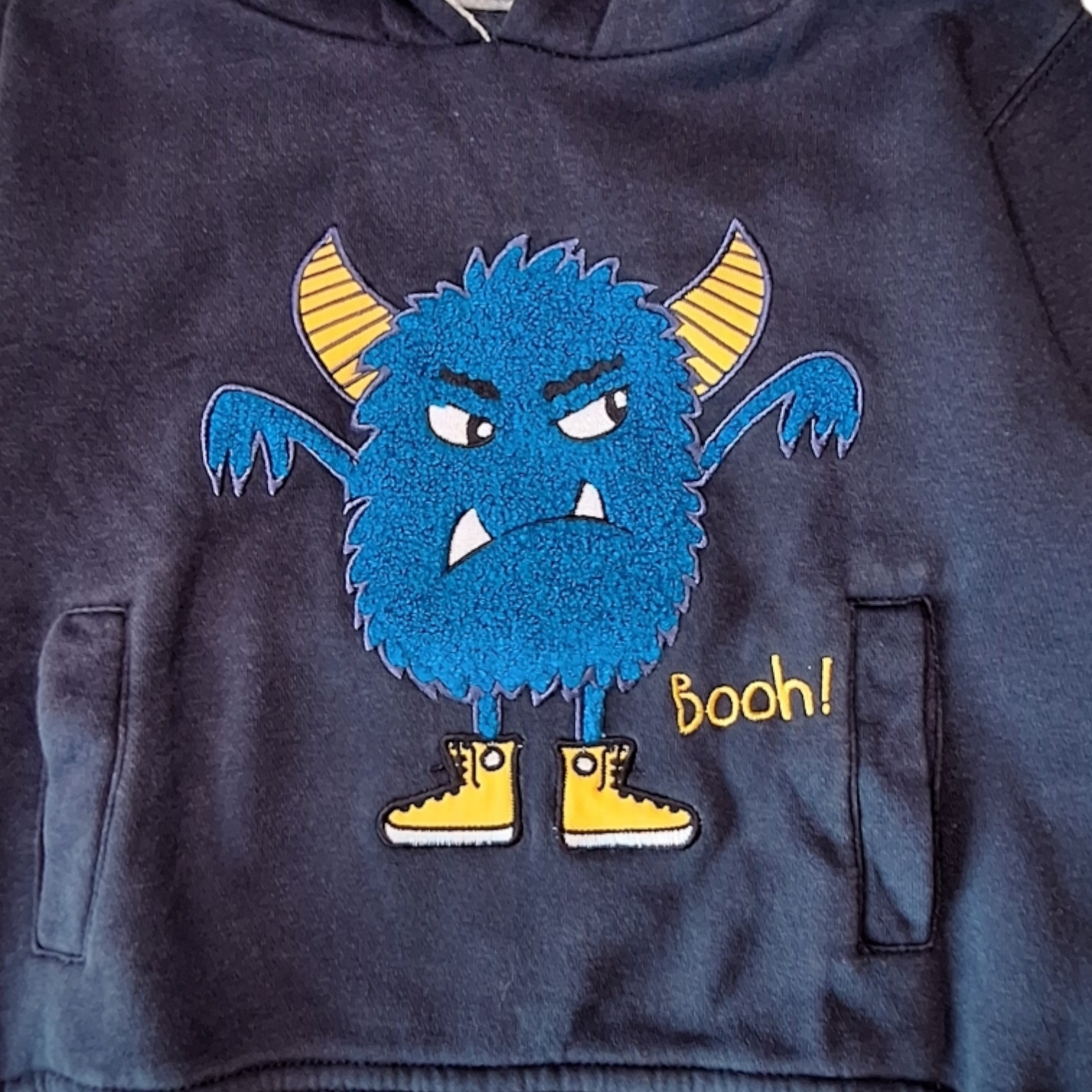 Hoodie sweater with monster - 92/98CM