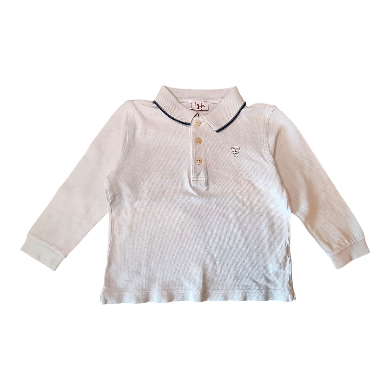 Polo met gestikte uil - 3Y