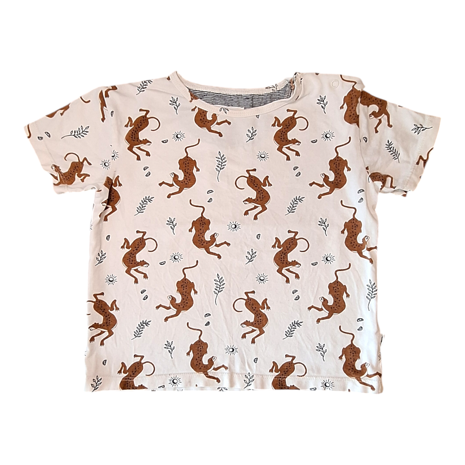 T-shirt met luipaarden - 98CM