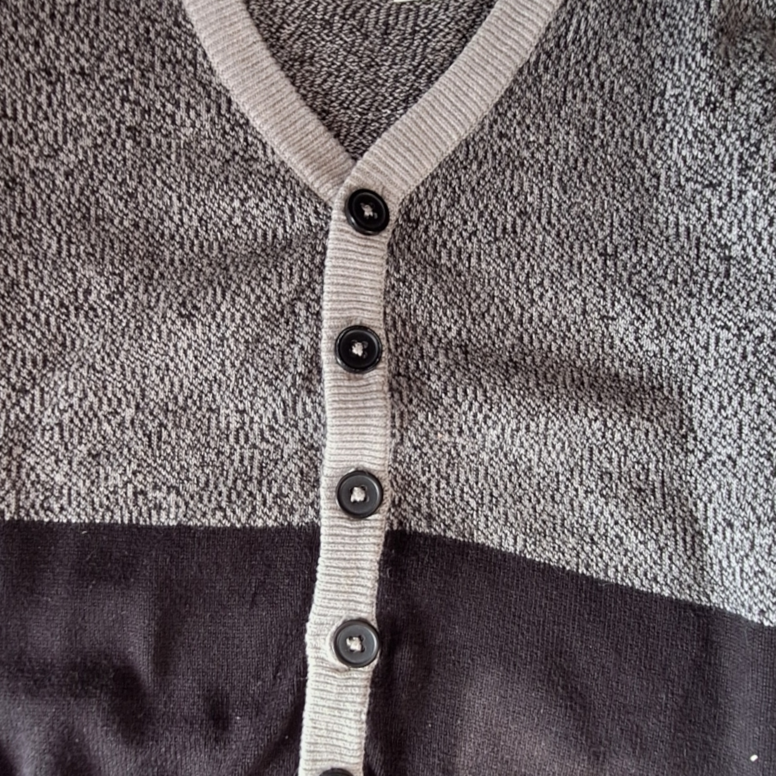 Melange knitted cardigan - 110CM