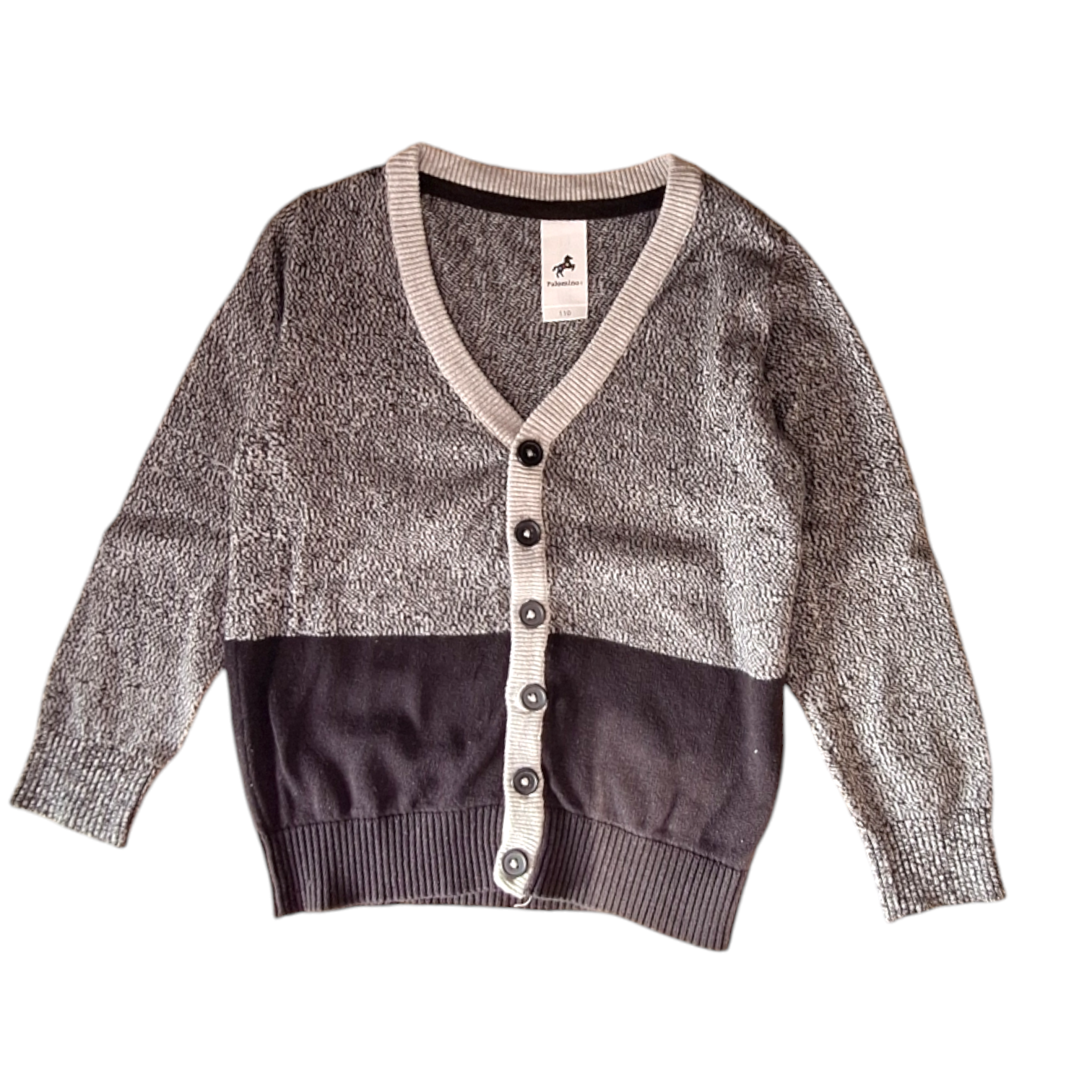 Melange knitted cardigan - 110CM