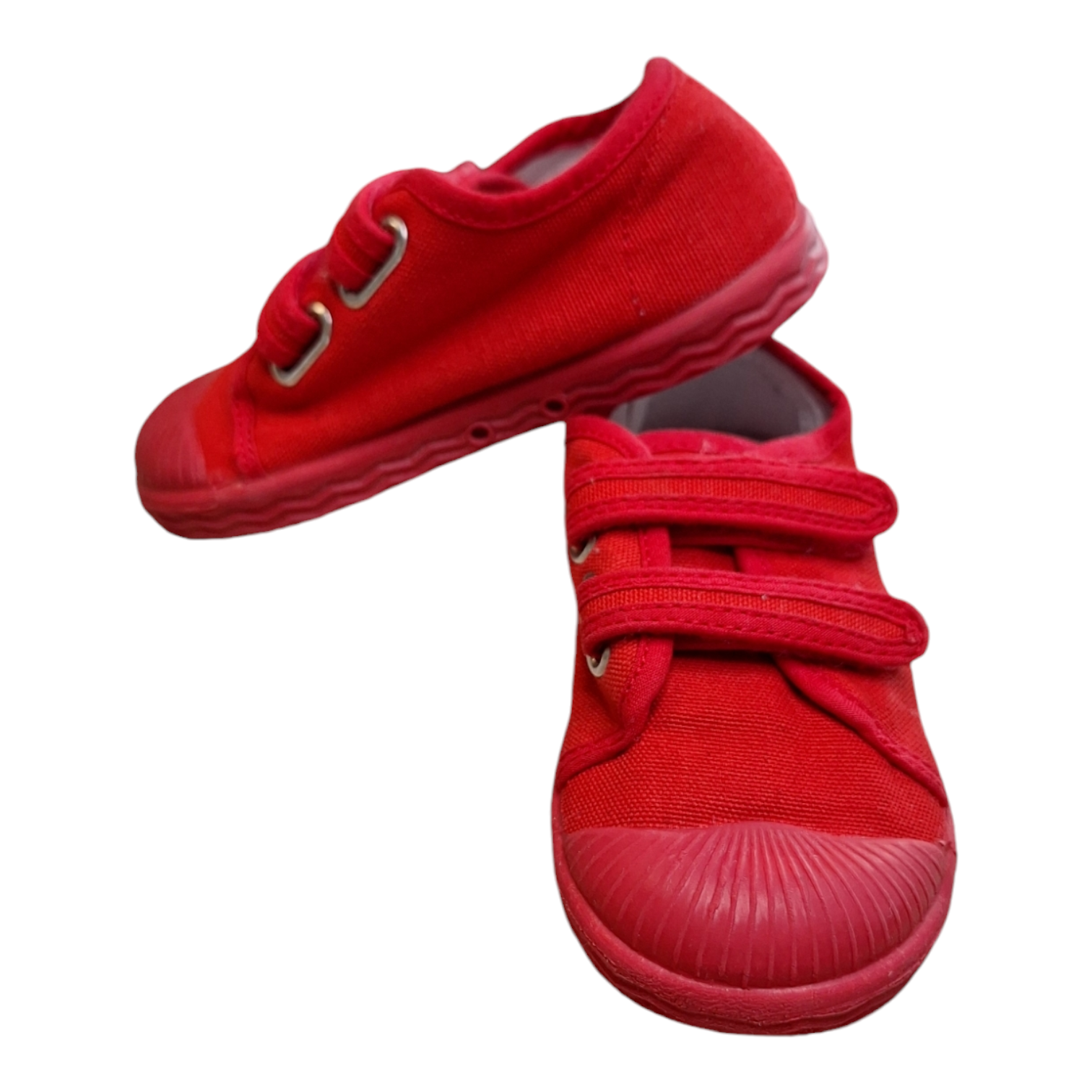 Bandjes stoffen sneakers - 22