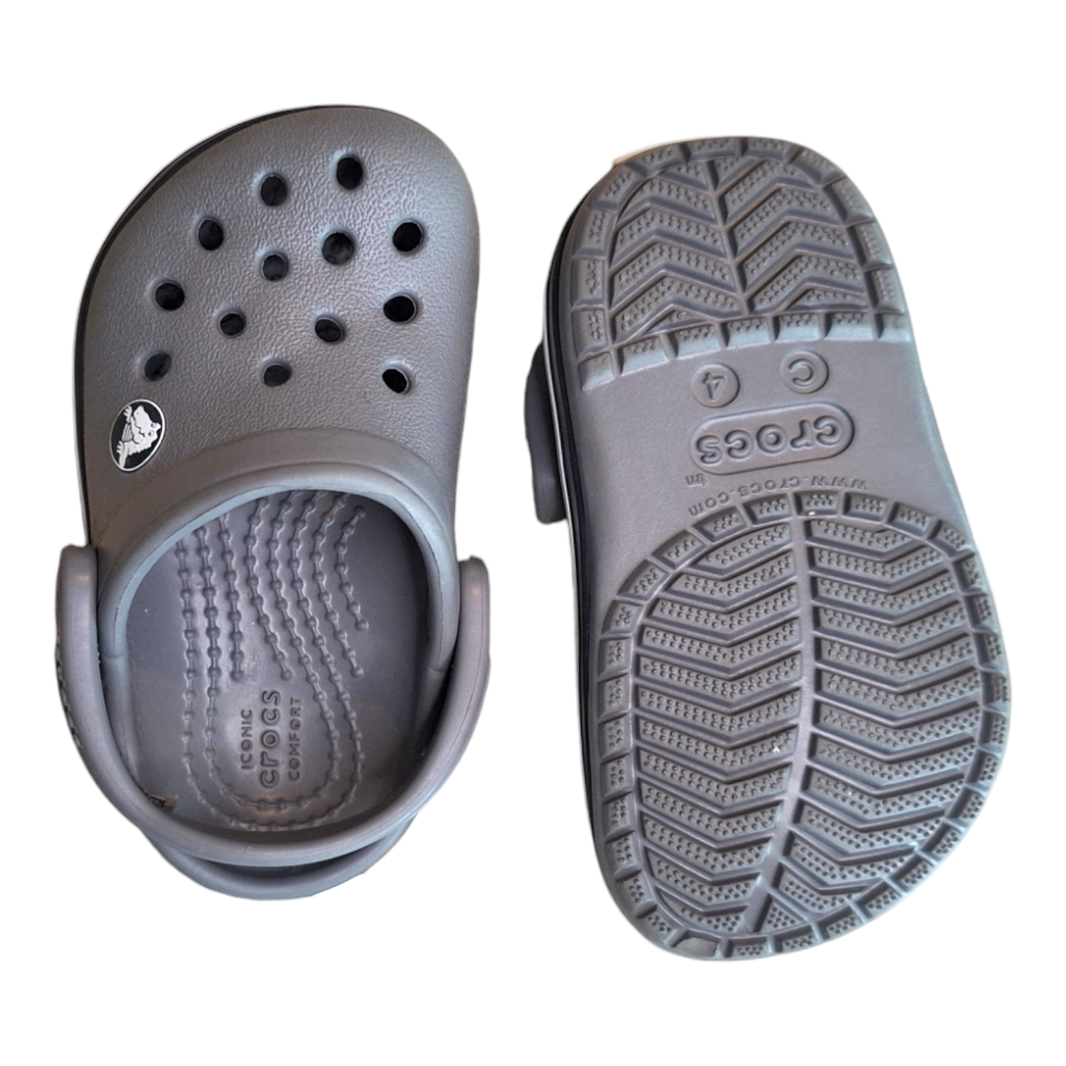Crocs Crocband Clog grijs - 19/20