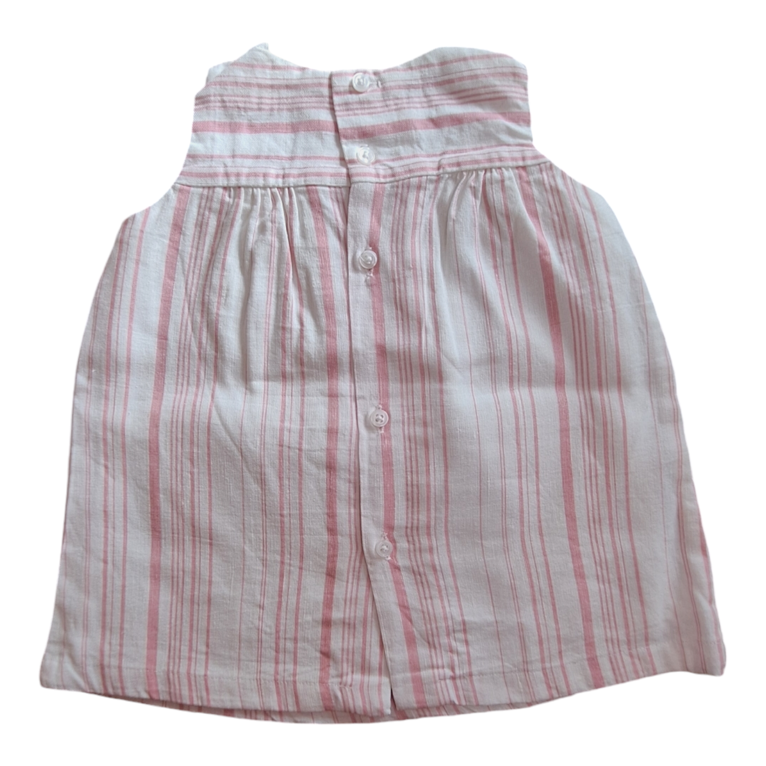 Mango gestreepte jurk (62 cm) - mouwloos - tweedehands