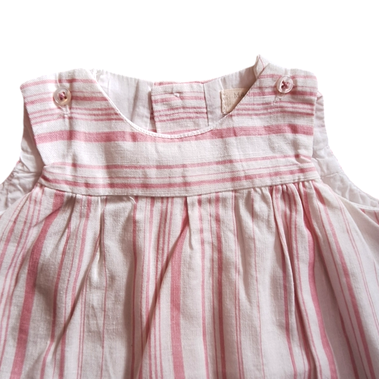 Mango gestreepte jurk (62 cm) - mouwloos - tweedehands