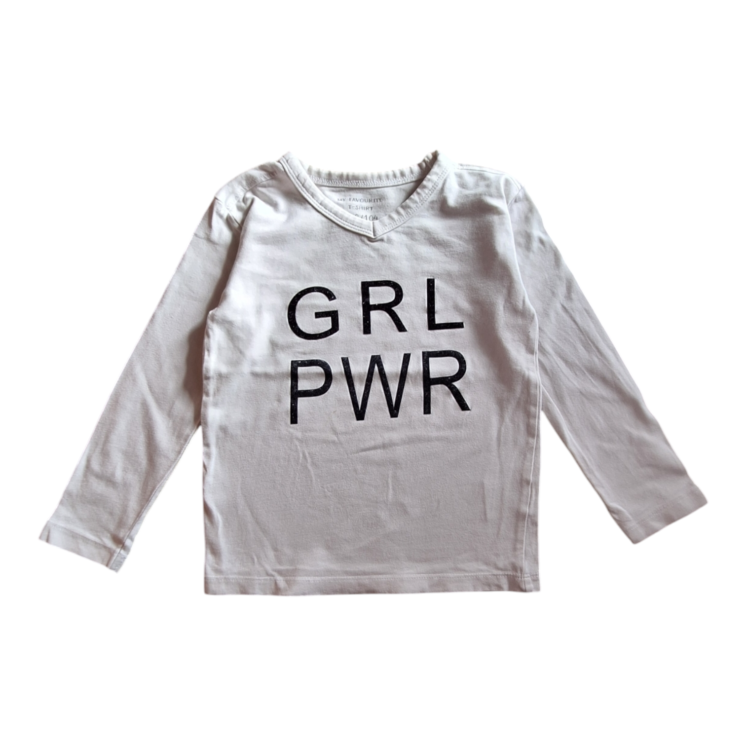 V-hals lange mouwen GRL PWR - 104CM