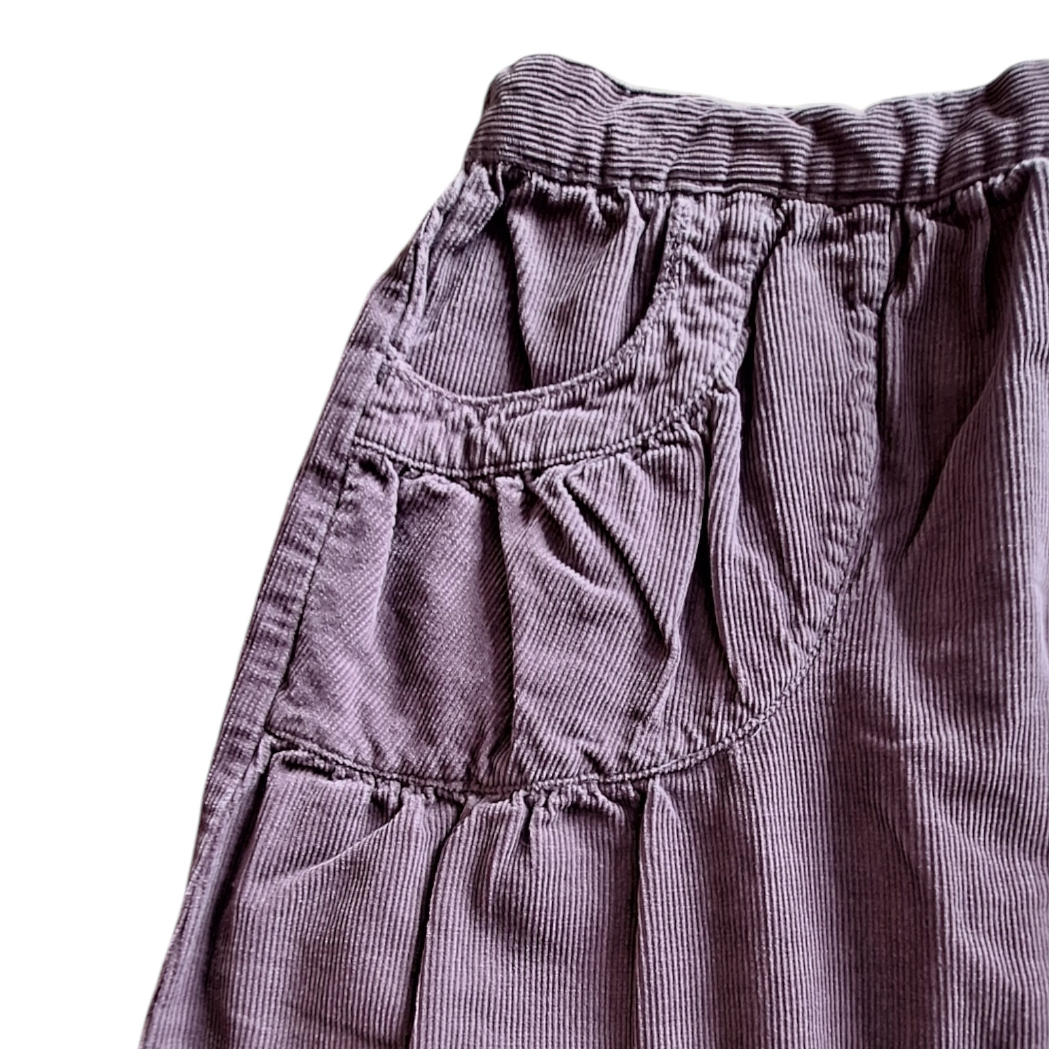 Geribbelde fluwelen rok - 102CM