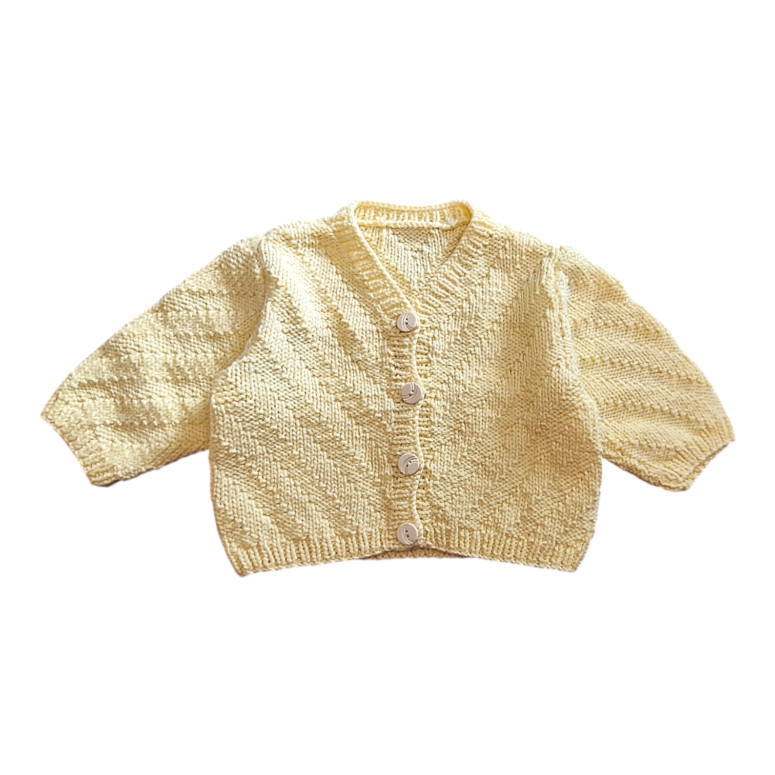 Handgemaakt gebreid vest - 1/3M