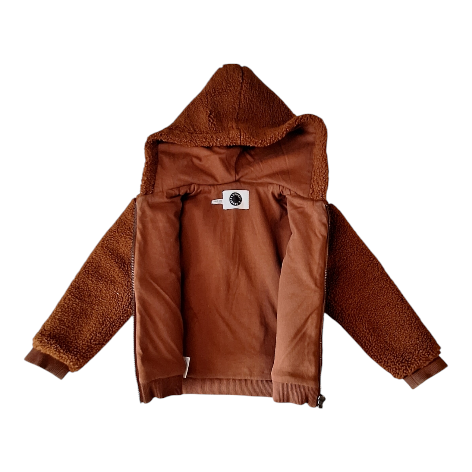 Sproet & Sprout Sherpa Bomber Jacket (18/24M) - Tiger - Preloved