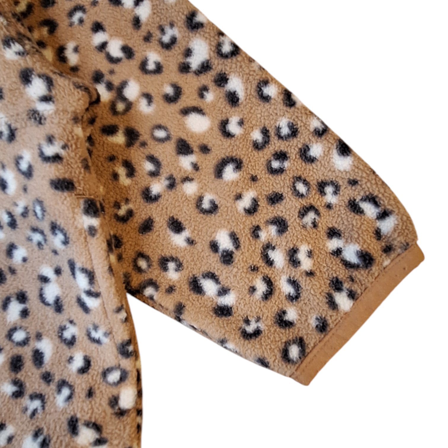 Luipaard polar fleece jack - 12M