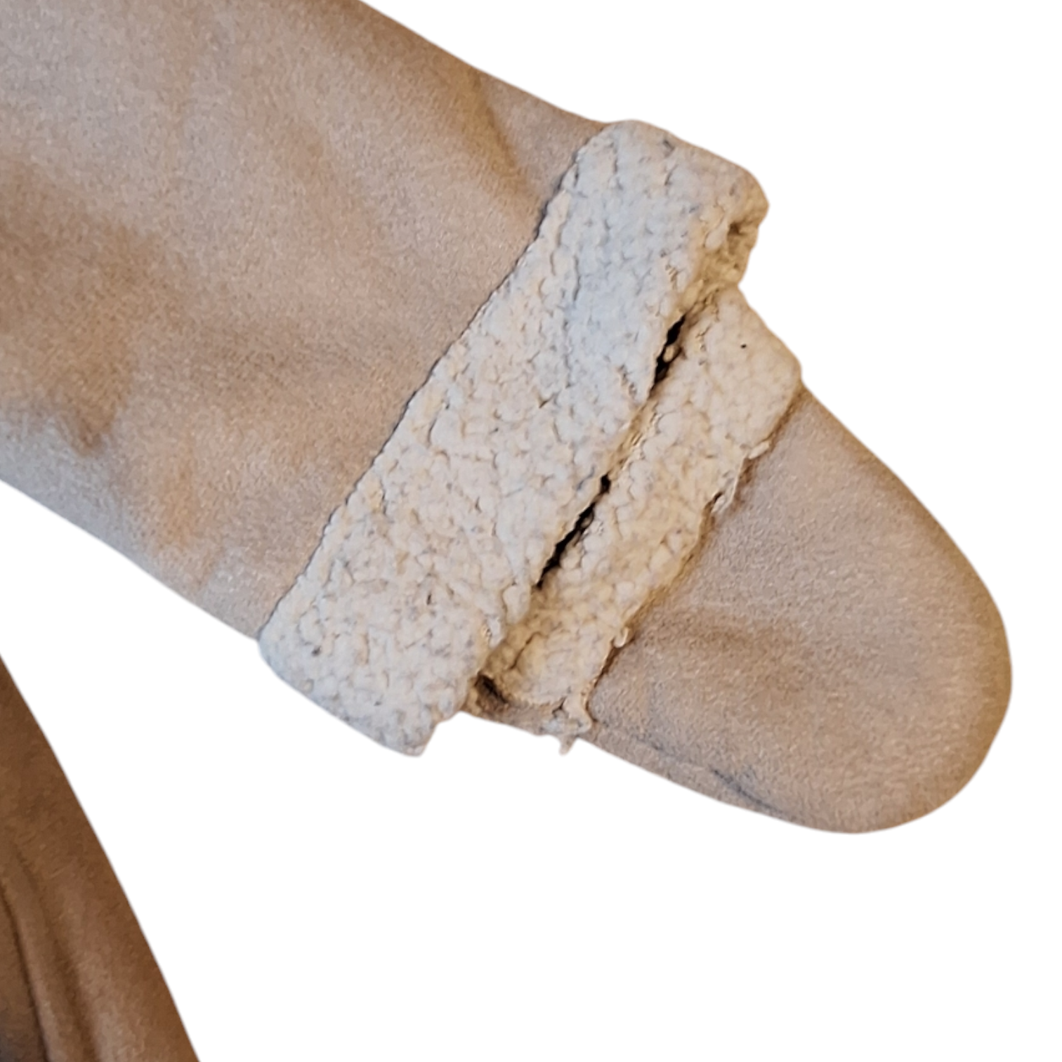 Shearling coat with mittens - 67CM