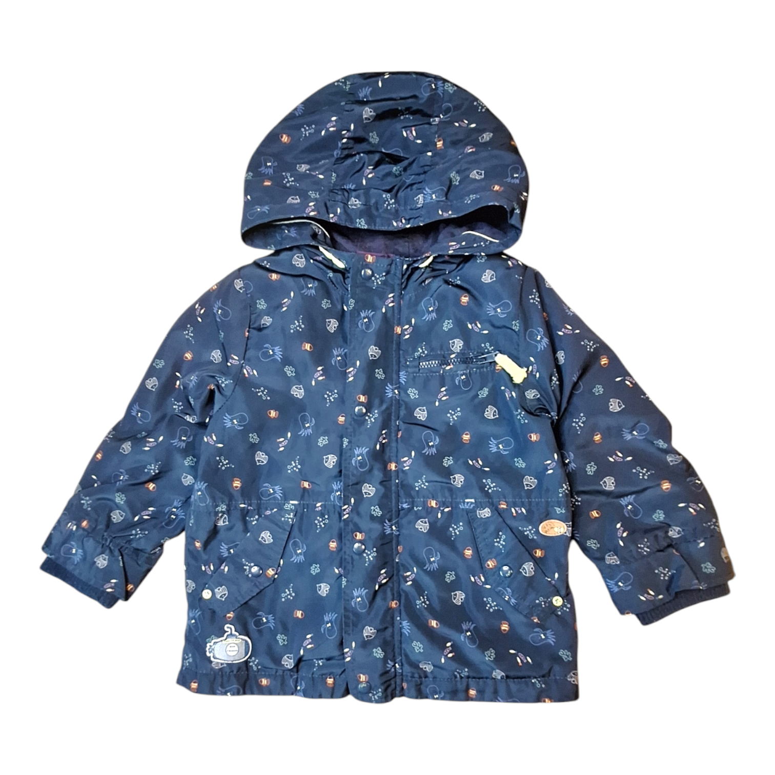 Rain jacket with removable warm lining vest - 80CM